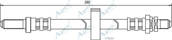 APEC BRAKING Bremžu šļūtene HOS3367